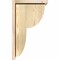 Ekena Millwork Crestline Rough Sawn Corbel w/Backplate, Douglas Fir, 8"W x 12"D x 20"H COR08X12X20CRE01RDF - alternate 4